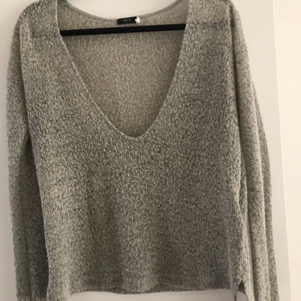 BDG Urban Outfitters Gray Sweater Top, XS
